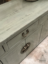 Lang oud Chinees dressoir 148069 lengte 264 cm
