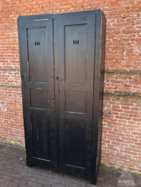 Houten antieke locker (138274)..verkocht