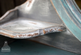 Geleefde kaptafel turquoise (130431)