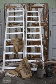 Brocante houten ladder groot (131377) Verkocht