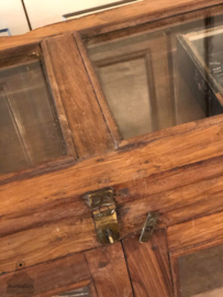 Origineel oud vitrinekastje  (141814) verkocht