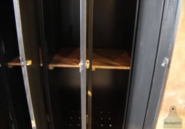 3, 4 of 5 deurs locker, zwart (132480)