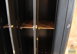 3, 4 of 5 deurs locker, zwart (132480)