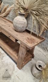 Oude robuuste werkbank 147371 lengte 180 cm