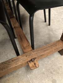 Oude eiken kloostertafel (146350) 233 cm lengte verkocht