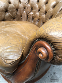 Geleefde Chesterfield fauteuil (145382) verkocht