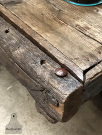 Antieke salontafel industrieel (143736) verkocht