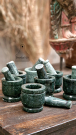 Marmer vijzel groen 147258