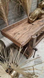 Antieke werkbank 147386 lengte 191 cm verkocht