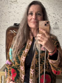 148036 wearable art oftewel draagbare kunst Suzani jas S/M