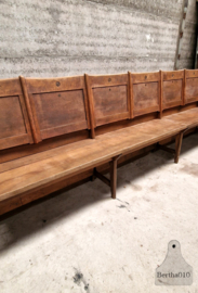 Antieke kerkbank lengte 410 cm 147376 verkocht