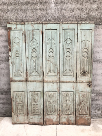 Geleefde Art Deco antieke panelen (146088) (links)