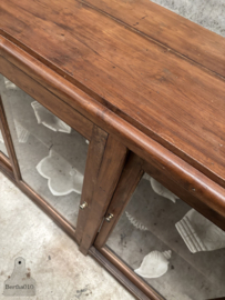 Antieke vitrine museumkast 147837