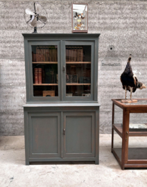 Prachtige compacte eiken schoolkast (jaren '30/'40, Leuven) Topstaat! 148041