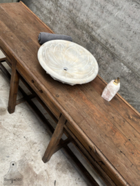 Authentiek lang schoolbureau 3 laden ideale hoogte 147932 verkocht