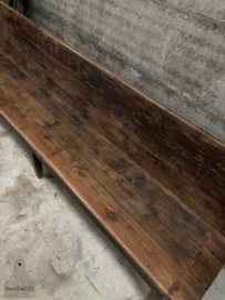 Authentieke museumbank uit het begin van de 20e eeuw 288 cm 147761 verkocht