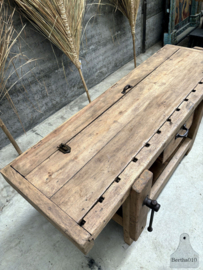Unieke werkbank met opbergklep (146829) verkocht