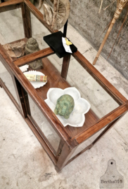 Antieke Engelse vitrine, geheel van glas  (147203) verkocht