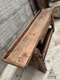 Antieke Franse werkbank meer dan 100 jaar 220 cm 147958