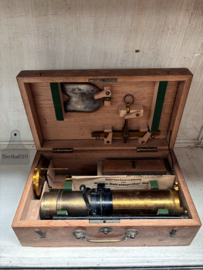 Zeldzame vondst, complete antieke Duitse graanmeter en weegset uit de jaren '30! (148040)