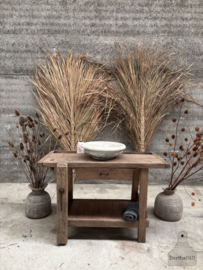 Oude kleine werkbank 147981 lengte 122 cm