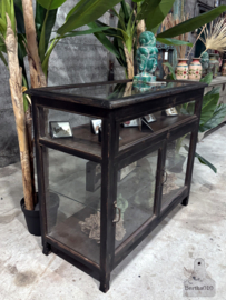 Antieke vitrine geheel van glas (147218) verkocht