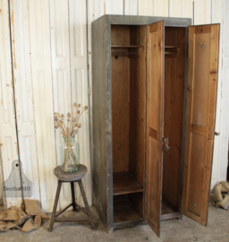Antieke houten locker (135301) verkocht