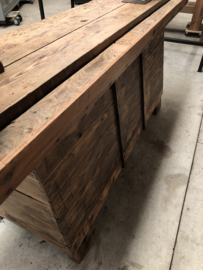 Antieke werkbank lengte 239 cm (146313) verkocht