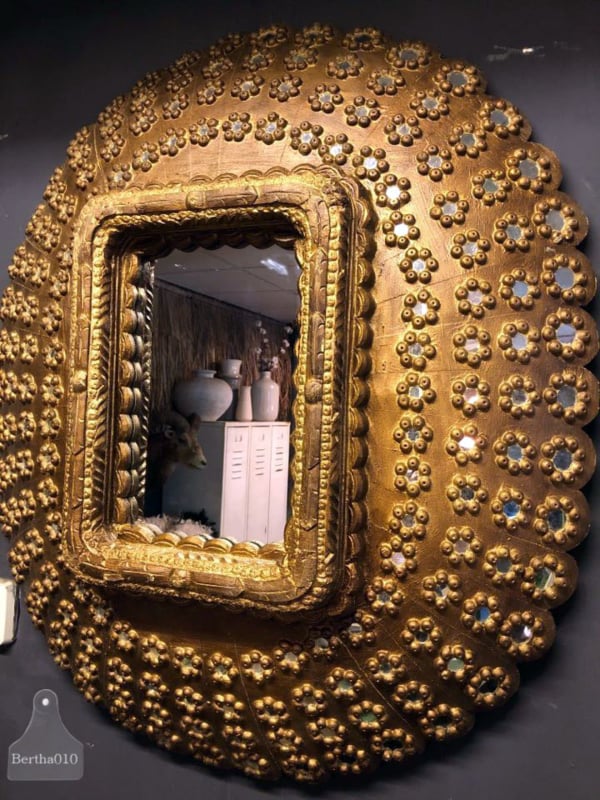 zwaartekracht Meetbaar Vergoeding Grote Peacock spiegel (141801) | Spiegels | Te koop