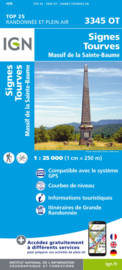 Wandelkaart Signes, Tourves, Nans-les-Pins, La Roquebrussanne, Plan-d`Aups | IGN 3345OT - IGN 3345 OT | ISBN 9782758552284