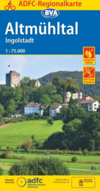 Fietskaart   Altmühltal | ADFC - BVA Regionalkarte | 1:75.000 | ISBN 9783870739058