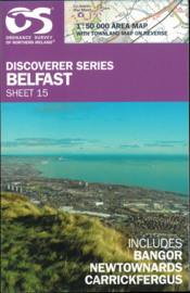 Wandelkaart Belfast | Discovery Northern Ireland 15 - Ordnance survey | 1:50.000 | ISBN 9781911643050