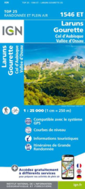 Wandelkaart Laruns, Gourette, Col d`Aubisque, Arudy |  Pyreneeën | IGN 1546ET -IGN 1546 ET | ISBN 9782758553533