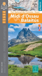 Wandelkaart    Midi d'Ossau Balaitus PN Pyrénées Ouest | Editorial Alpina | 1:30.000 | ISBN 9788470110948