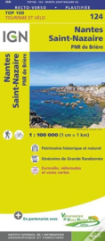 Wegenkaart - Fietskaart Nantes - Saint Nazaire | IGN 124 | ISBN 9782758543701