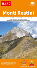 Wandelkaart Monti Reatini  | 4Land - CS 400 | 1:25.000 | ISBN 9791280496157