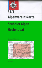 Wandelkaart Stubaier Alpen Hochstubai 31/1 | OAV | 1:25.000 | ISBN 9783928777070
