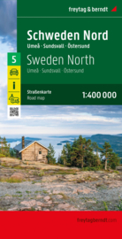 Wegenkaart Zweden nr. 5 | Freytag & Berndt Zweden Noord | ISBN 9783707921953