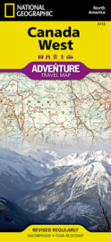 Wegenkaart Canada West | National Geographic | 1: 2,1 miljoen | ISBN 9781566956352