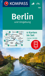 Wandelkaart Kompass 700 Berlin und Umgebung | 1:50.000 / ISBN 9783991212928