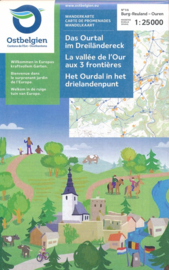 Wandelkaart 88 Ourdal en het drielandenpunt met wandelknooppunten | NGI | 1:25.000 | ISBN 9789462354661