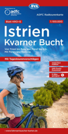 Fietskaart Istrië - Kvarner Bucht | ADFC  | 1:100.000 | ISBN 9783969902530