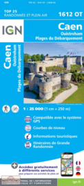 Wandelkaart 1612OT - 1612 OT Caen - Ouistreham | Normandië | ISBN 9782758552062