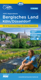 Fietskaart Bergisches Land Köln/Düsseldorf | ADFC regionalkarte | 1:75.000 | ISBN 9783969901441
