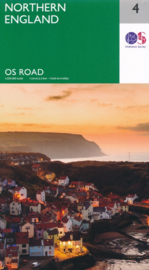 Wegenkaart Noord Engeland | Ordnance Survey road map 4 | 1:250.000 | ISBN 9780319263761