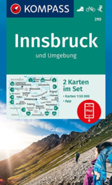 Wandelkaart Innsbruck - Brenner | Kompass 36 | 1:50.000 | ISBN 9783991210931