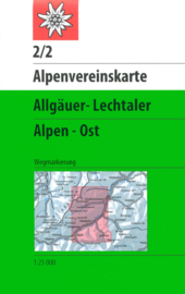 Wandelkaart Allgäuer - Lechtaler Alpen, Ost 2/2 | OAV | 1:25.000 | ISBN 9783928777148