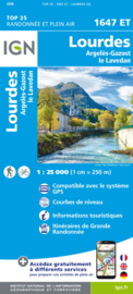 Wandelkaart Lourdes, Argeles-Gazost, Le Lavedan, Pierrefitte-Nestalas, Aucun | Pyreneeën | IGN 1647ET - IGN 1647 ET | ISBN 9782758551836