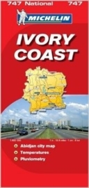 Wegenkaart Ivoorkust | Michelin | 1:800.000 | ISBN 9782067119123