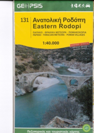 Wandelkaart Oostelijke Rodopen - Eastern Rodopi | Geopsis 131 | 1:40.000 | ISBN 9789609960243